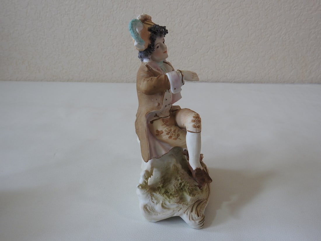 Vintage French Village Man Porcelain Figurine - 4