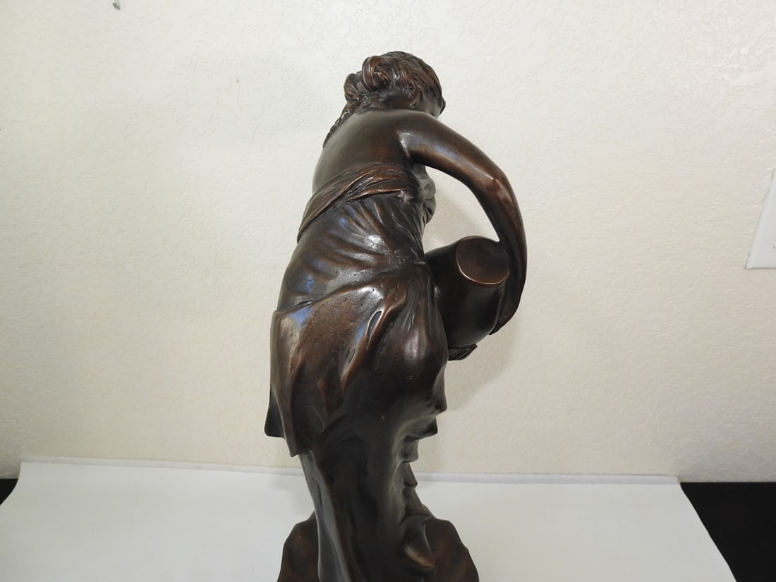 Austin Productions Solid Bronze Lady Statue - 4