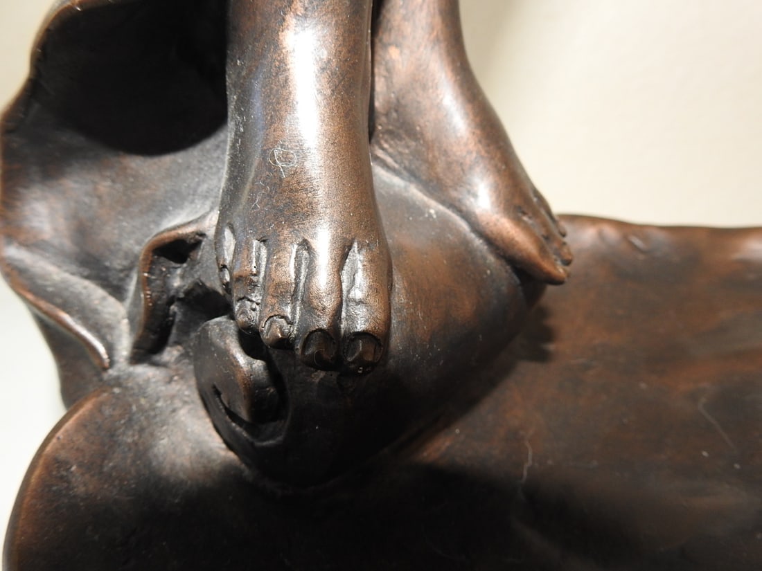 Austin Productions Solid Bronze Lady Statue - 8