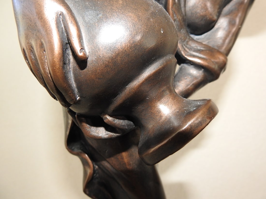 Austin Productions Solid Bronze Lady Statue - 9