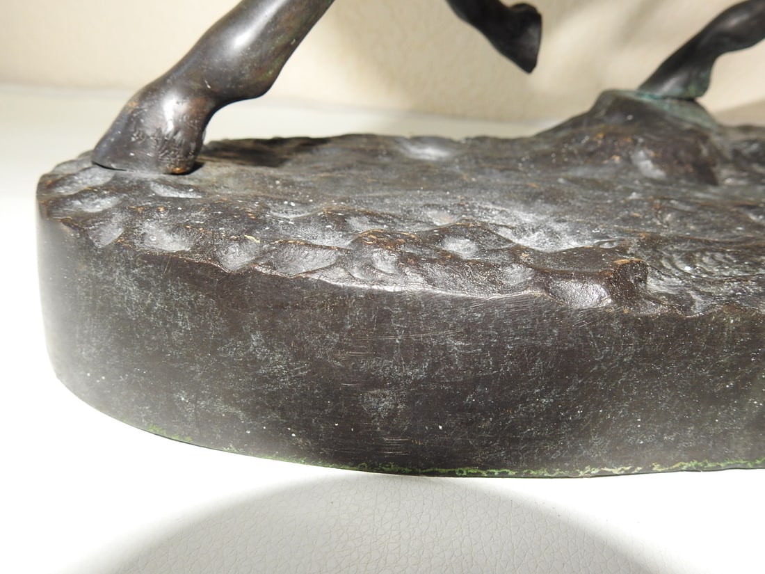 Bronze Mare and Colt Statue - 6