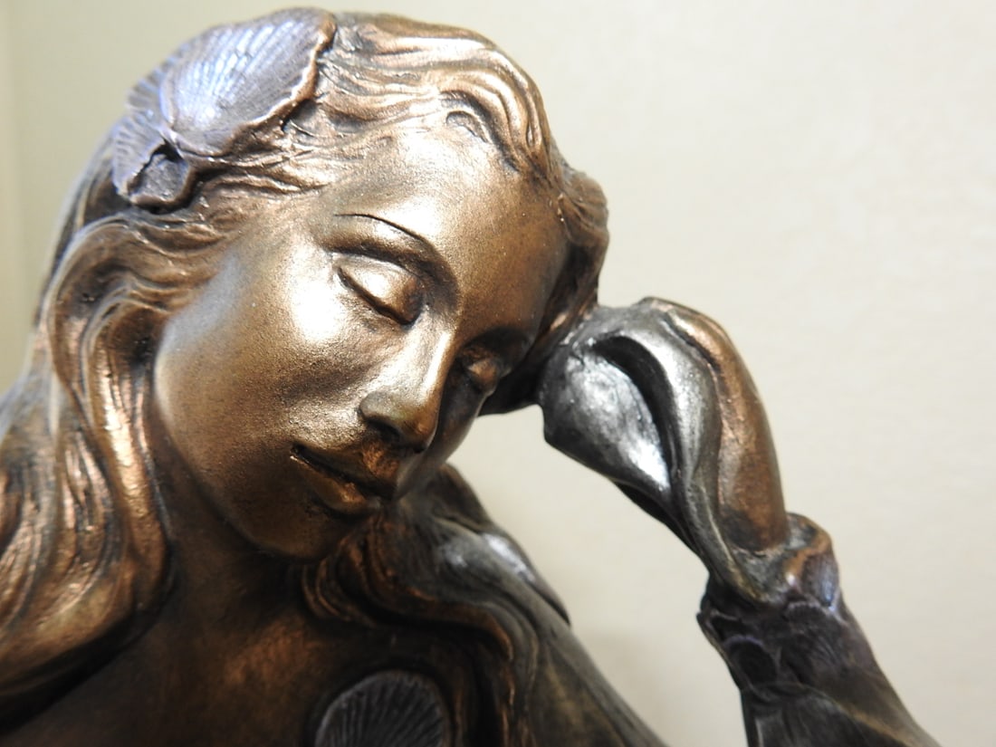 Alice Heath “Sea Whispers?? Faux Bronze Statue - 6