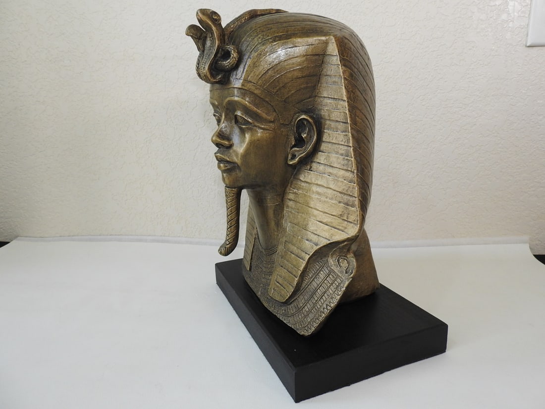 Austin Productions Faux Bronze Tutankhamun Sculpture - 4