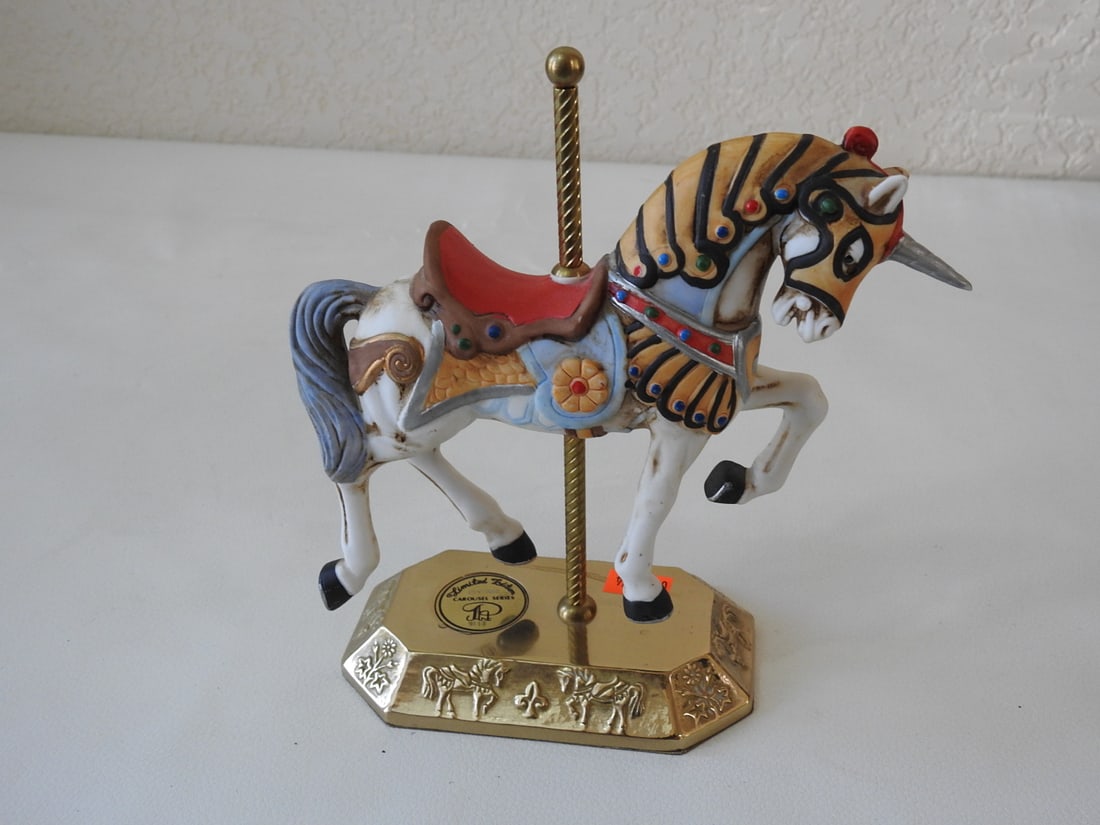 Precious Heart Limited Edition Porcelain Carousel Horse - 3