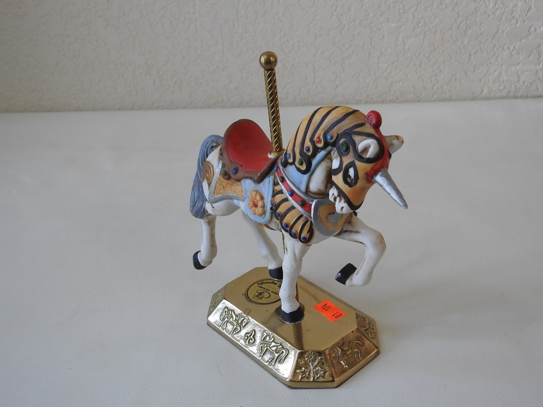 Precious Heart Limited Edition Porcelain Carousel Horse - 4
