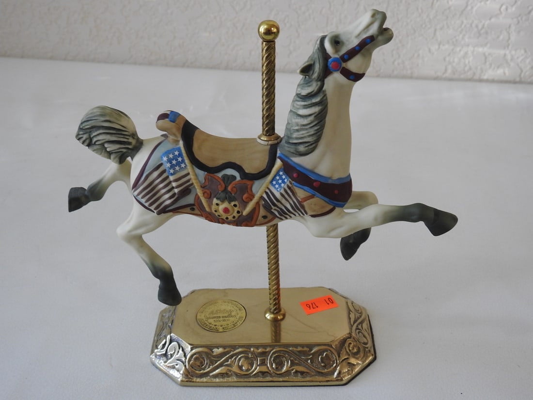 Willitts Americana Carousel Memories Porcelain Horse - 3