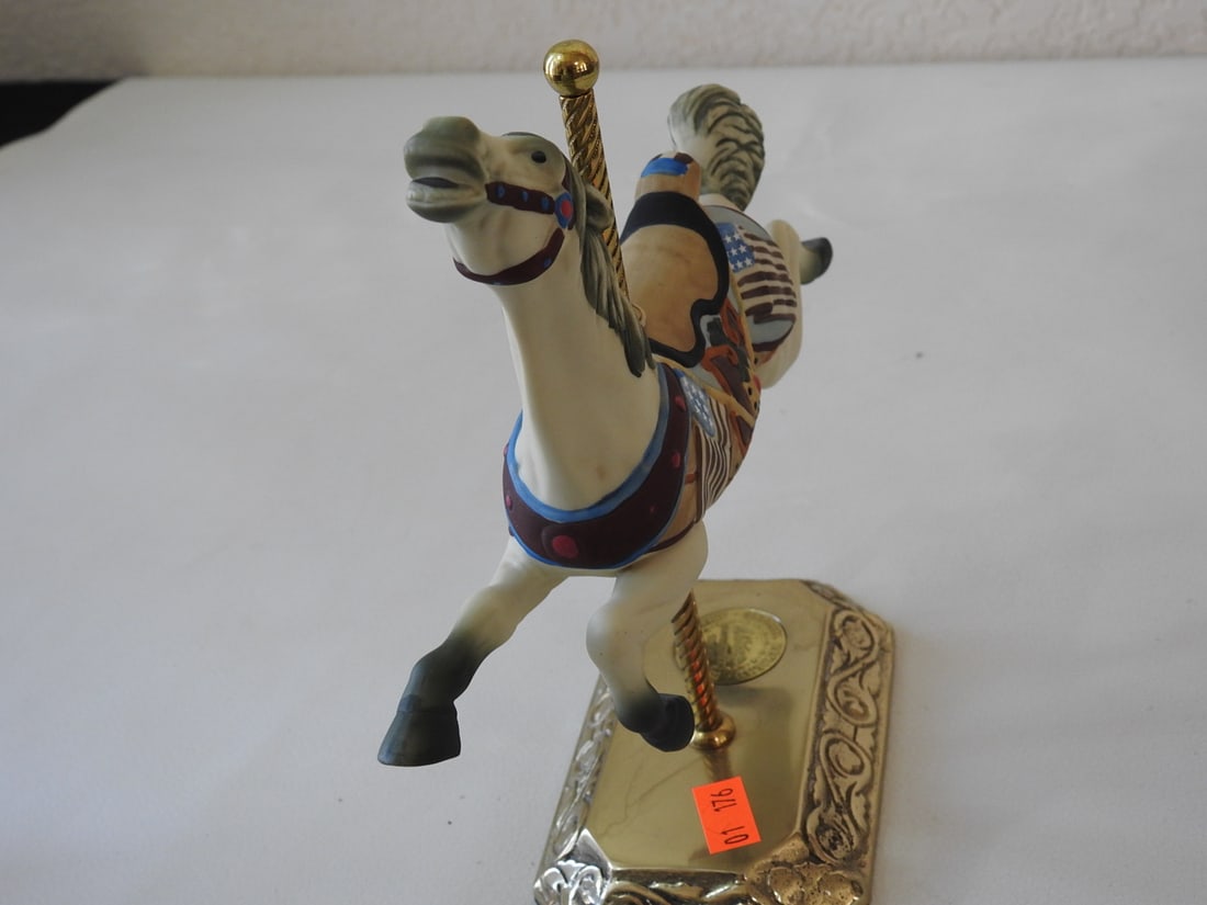 Willitts Americana Carousel Memories Porcelain Horse - 4