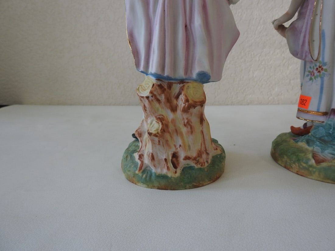 Andrea by Sadek French Village Couple Bisque Figurine - 7