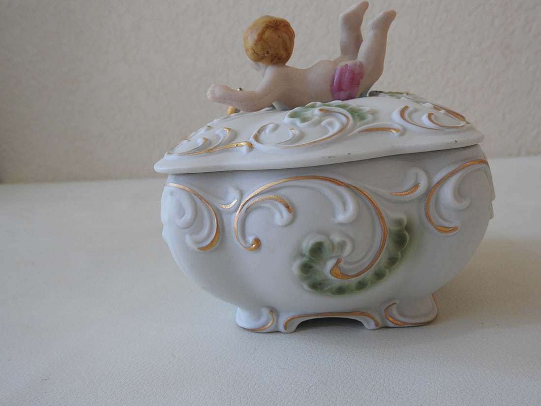Kelvin’s Japan Victorian Cherub Candy Dish - 2