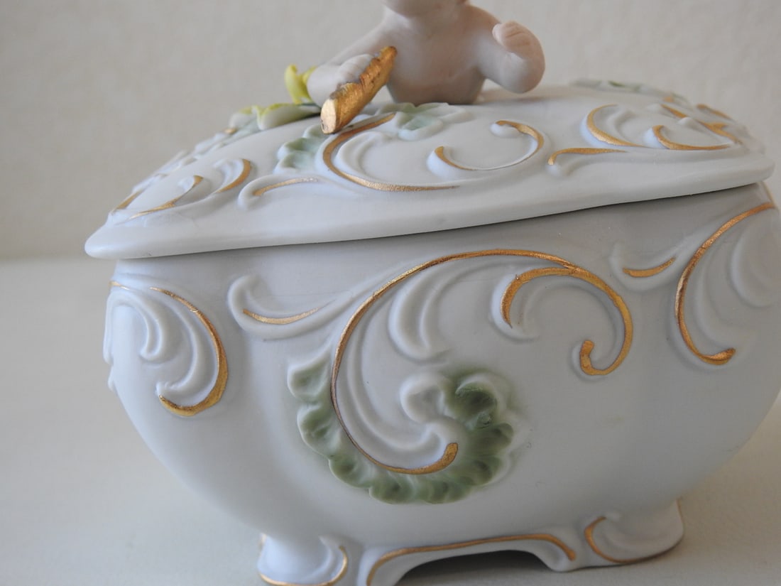 Kelvin’s Japan Victorian Cherub Candy Dish - 4