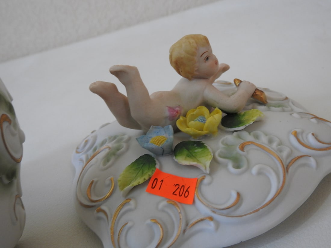 Kelvin’s Japan Victorian Cherub Candy Dish - 5