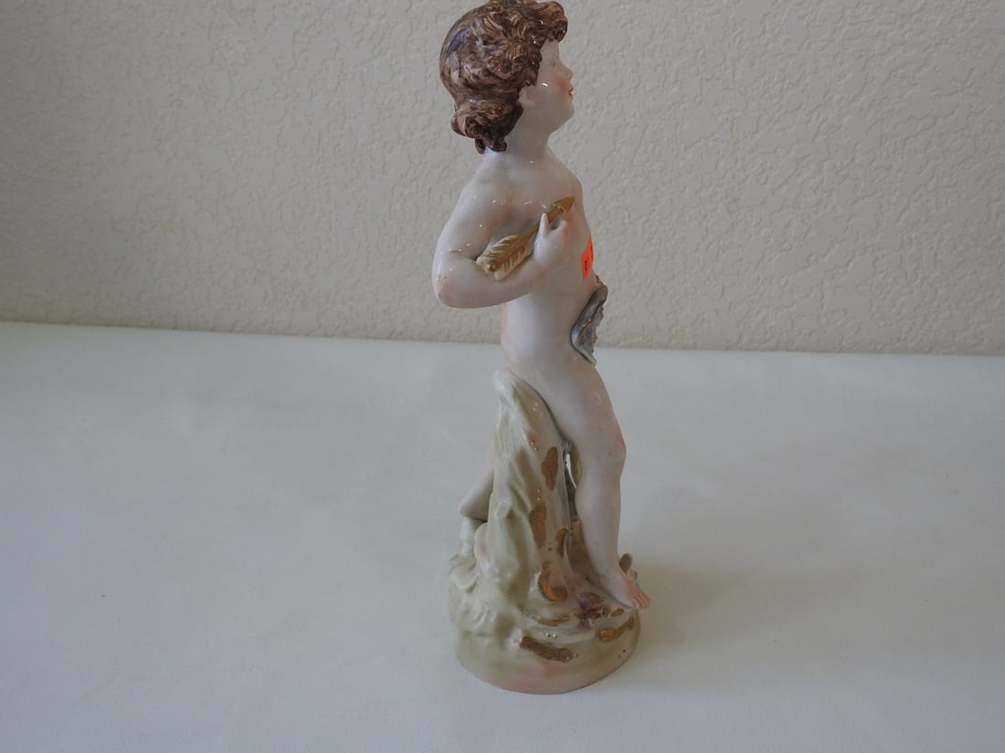 Victorian Cherub Soft Paste Porcelain Figurine #0692A - 2