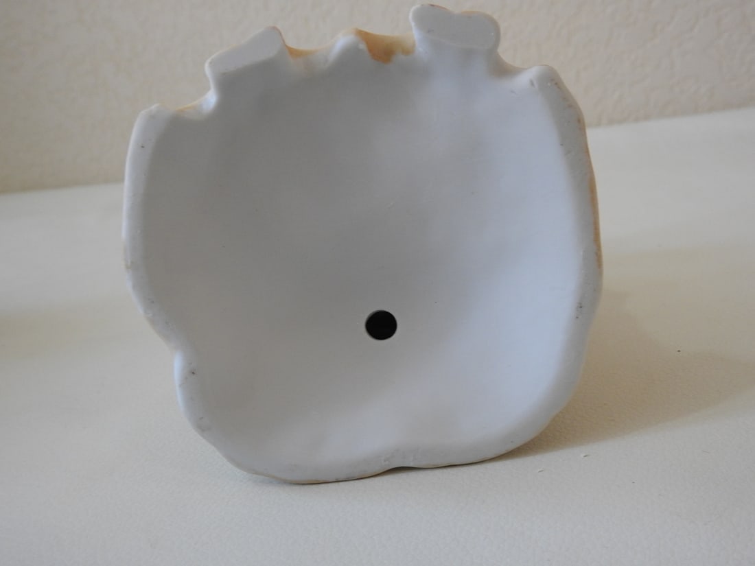 Vintage Cherub Candle Holder Porcelain - 4