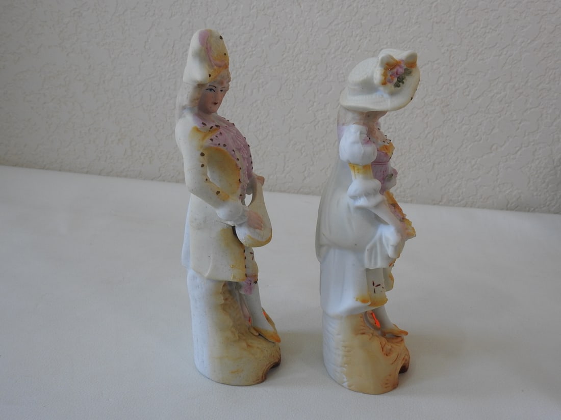 Vintage Porcelain French Couple - 3