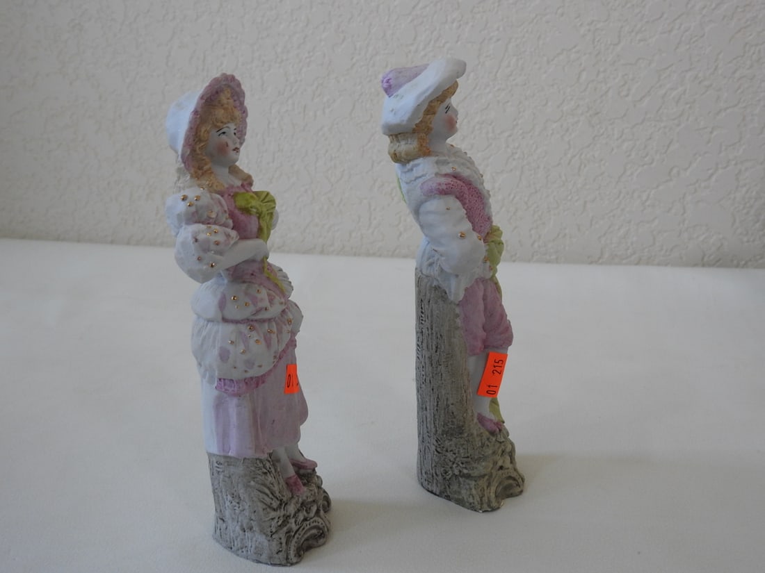 Vintage Porcelain French Couple - 3