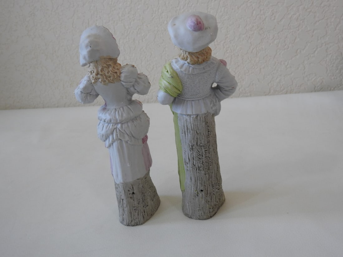 Vintage Porcelain French Couple - 4