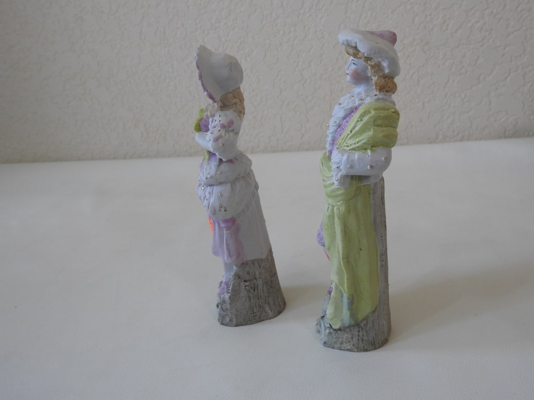 Vintage Porcelain French Couple - 5