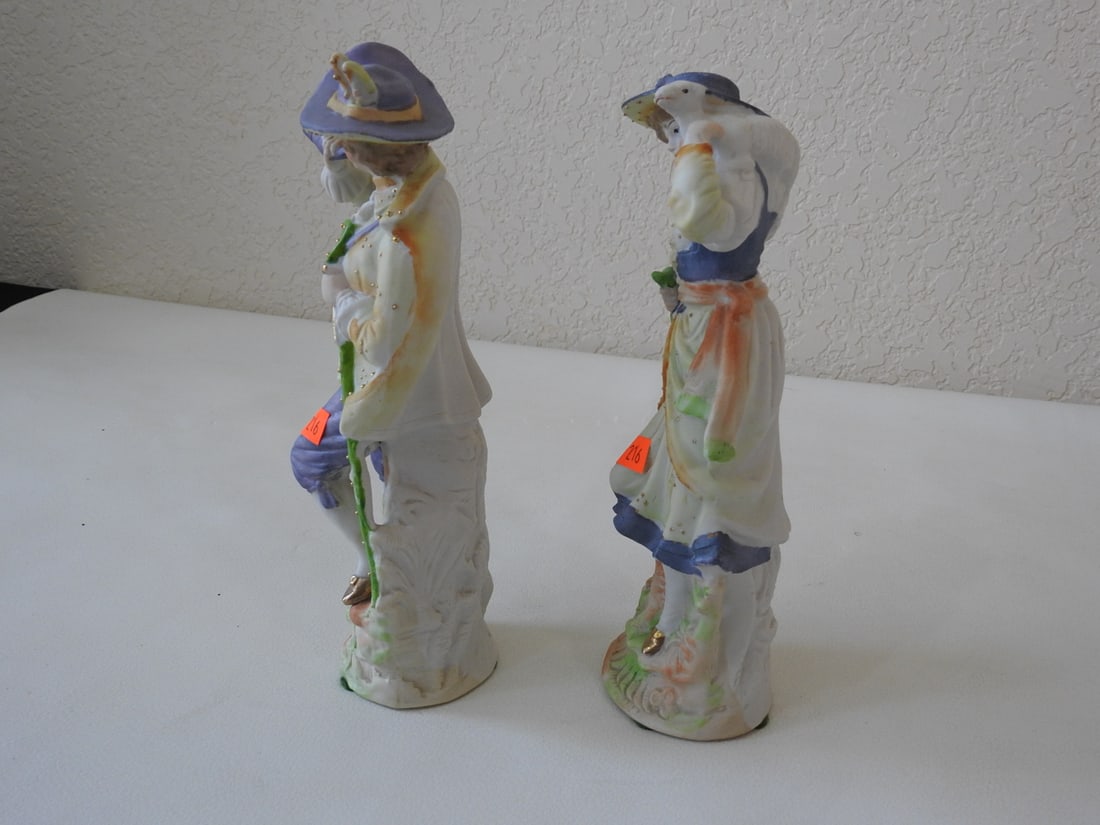 Vintage Porcelain French Couple - 5