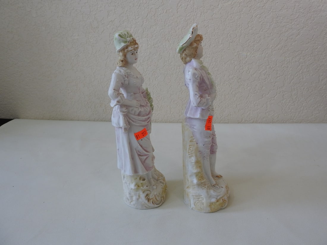 Vintage Porcelain French Couple - 4
