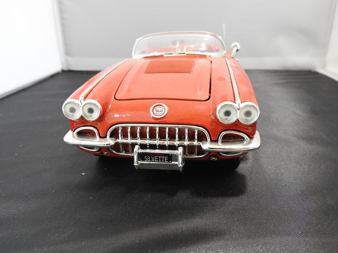 1958 Corvette 1:18 Scale Die-Cast Toy Car - 5