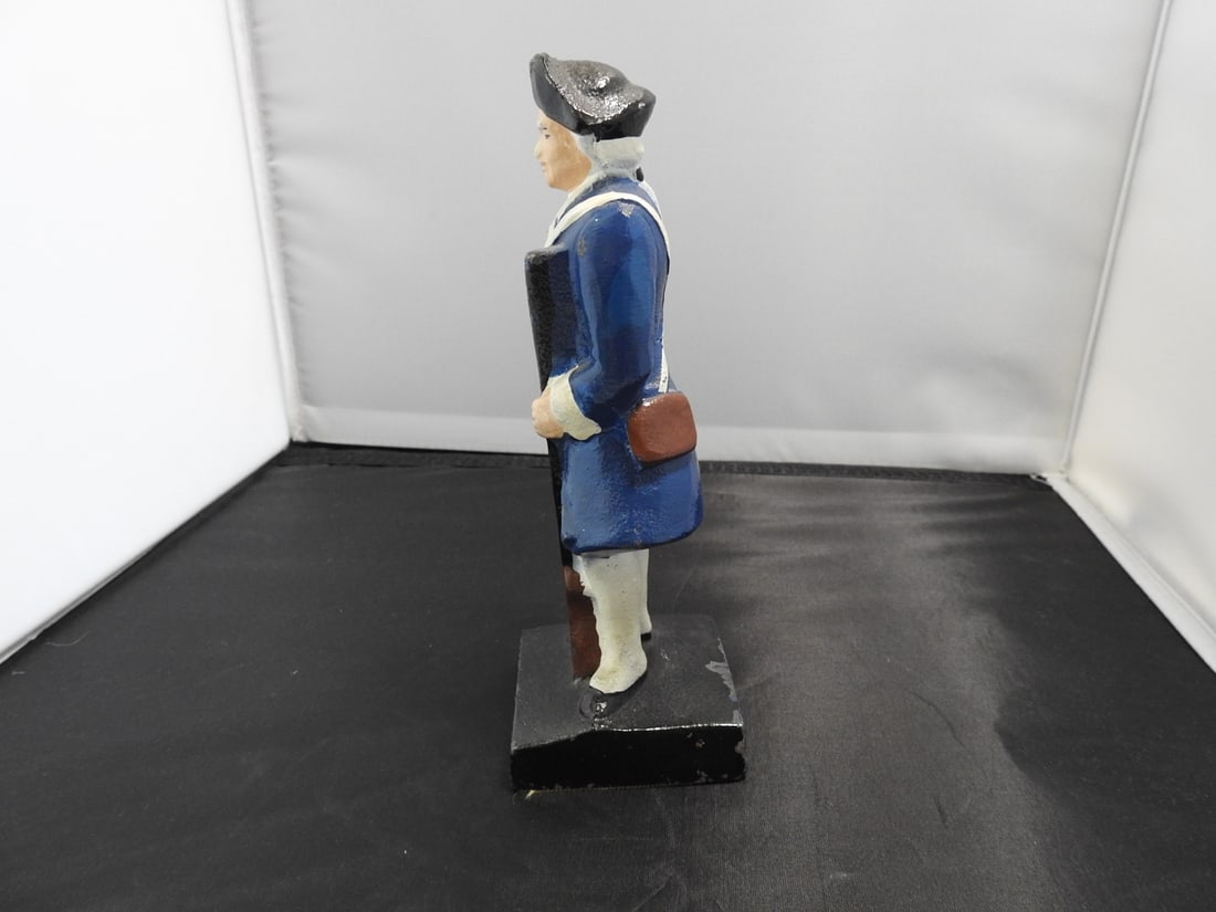 Blue Cast Metal French Revolutionary Soldier Figure - 2