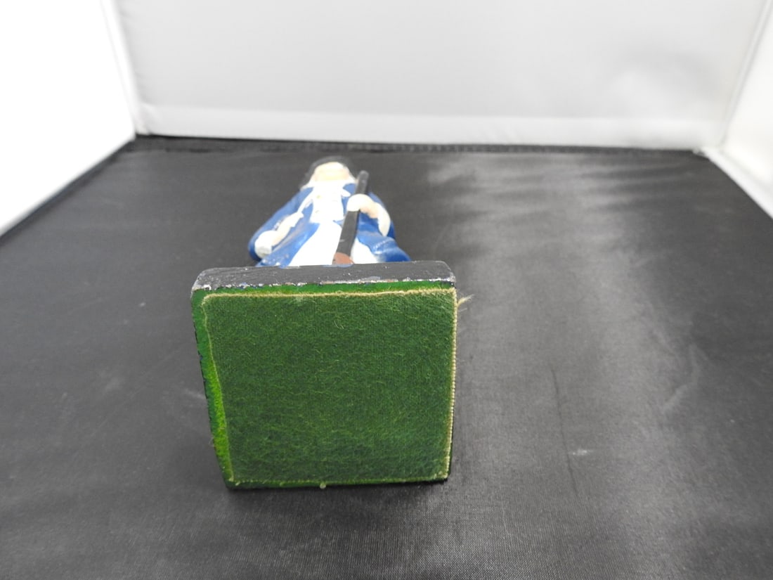 Blue Cast Metal French Revolutionary Soldier Figure - 4