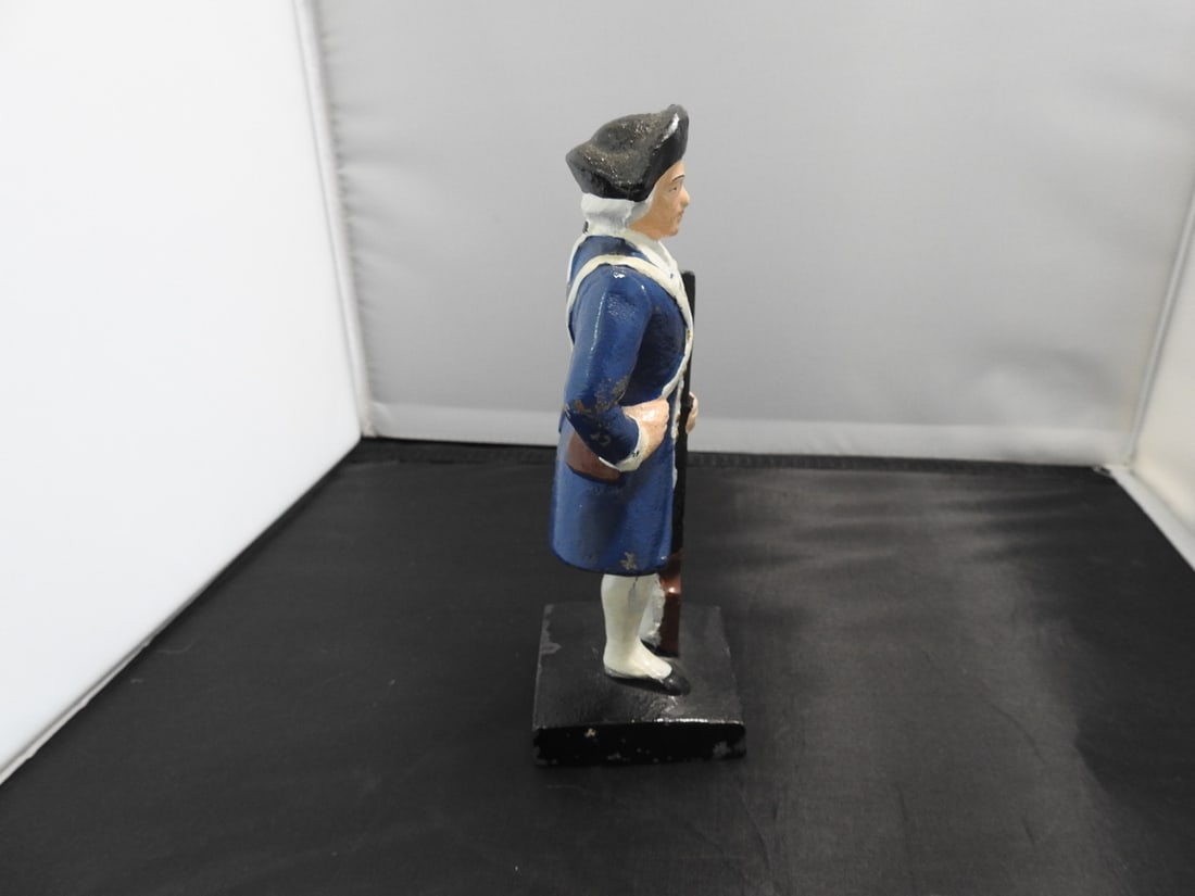 Blue Cast Metal French Revolutionary Soldier Figure - 5
