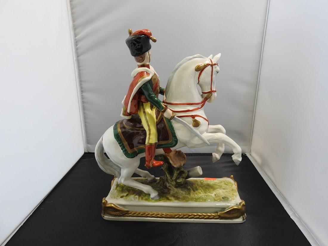 Scheibe-Alsbach “Le Prince Eugene?? Porcelain Figure - 3