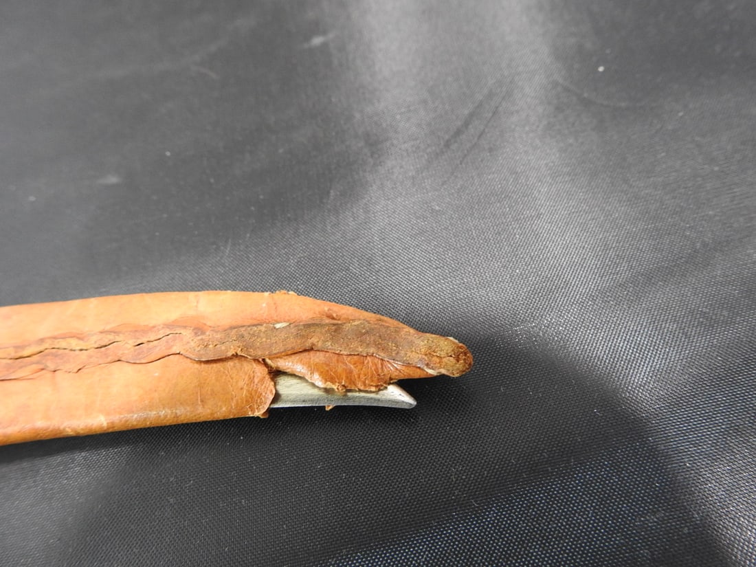 Guatemalan Handmade Knife with Horn Figural Handle - 3