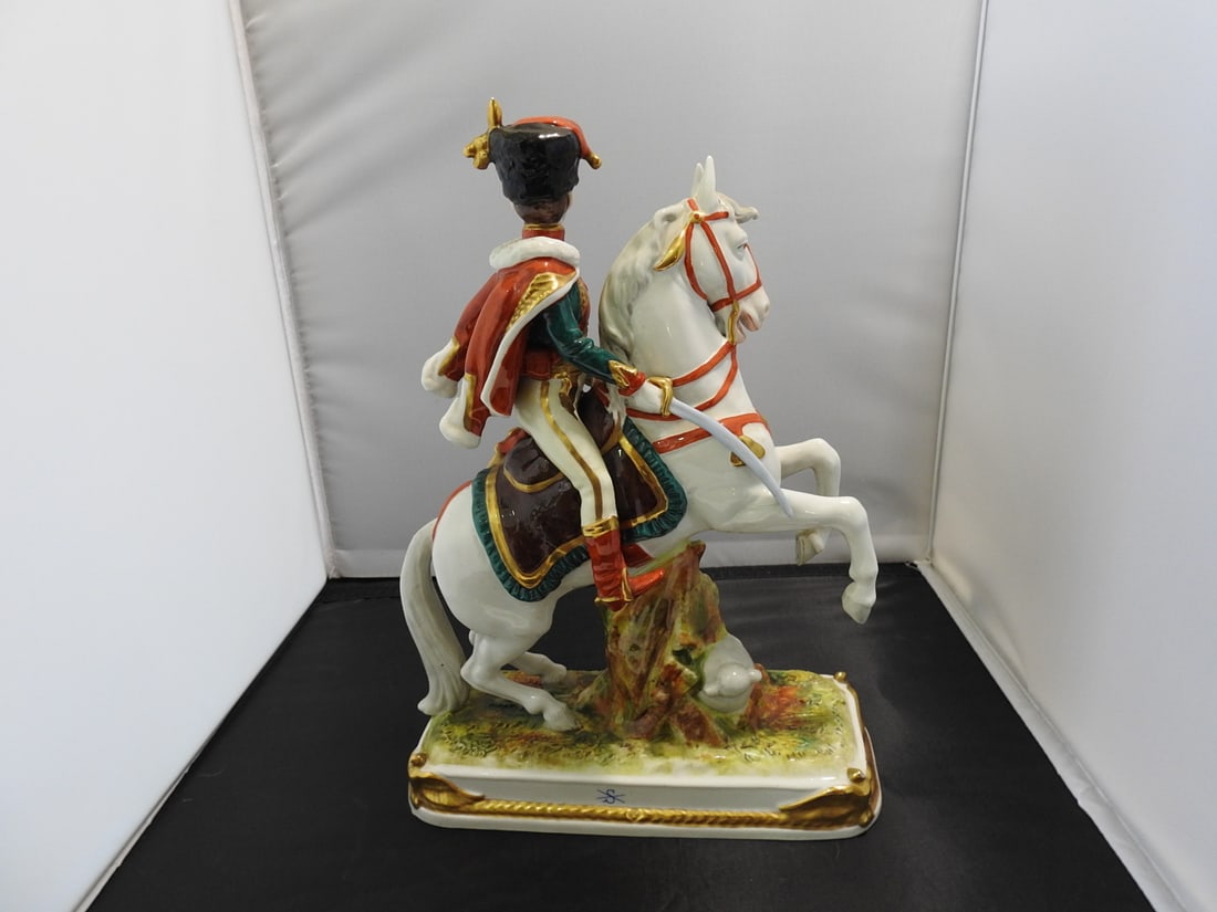 Scheibe-Alsbach “Le Prince Eugene?? Porcelain Figure - 6