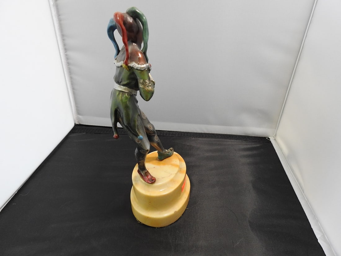 Royal Doulton The Jester HN2016 Figure on Marble Base - 3
