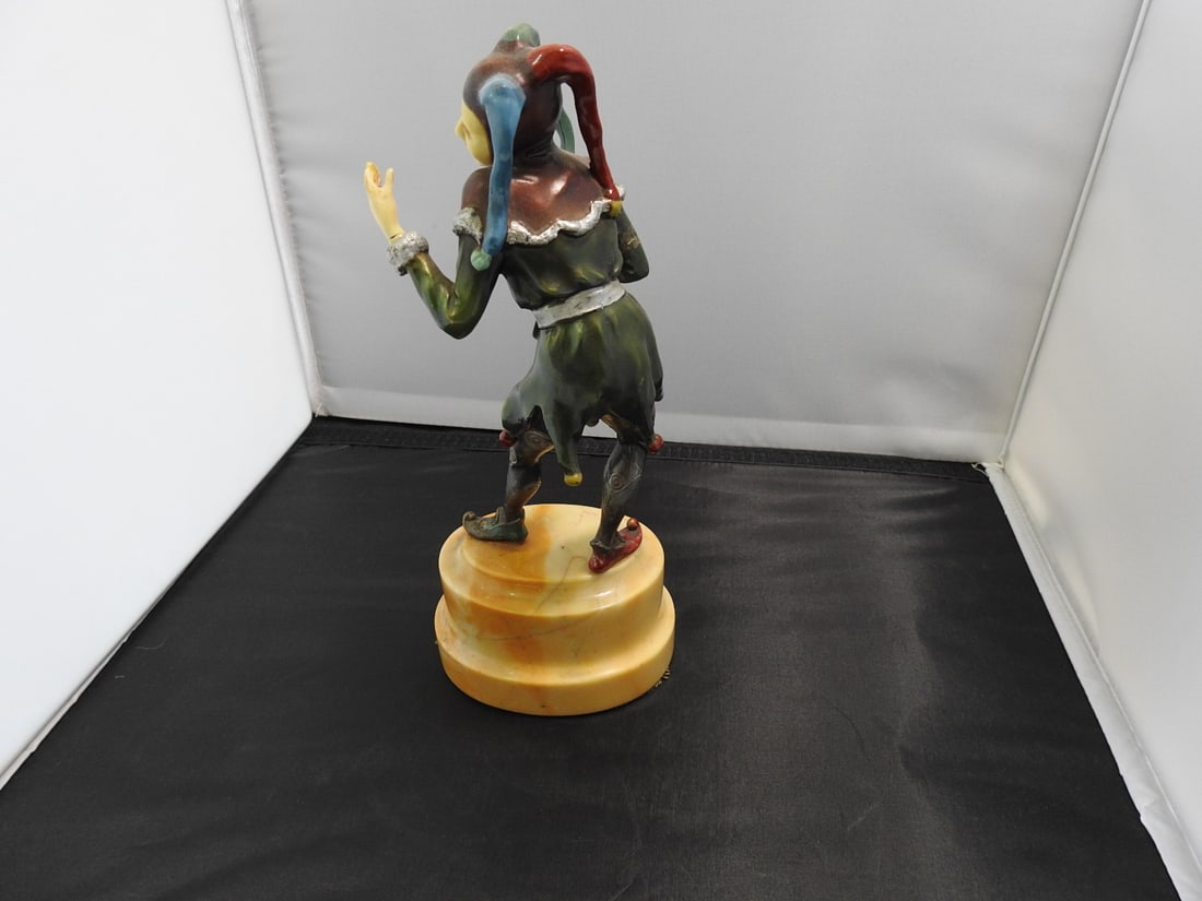 Royal Doulton The Jester HN2016 Figure on Marble Base - 4