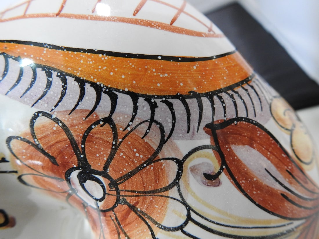 Hand-Painted Mexican Alebrije Pottery Figure - 4