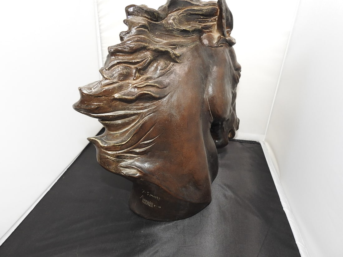 Austin “Flaming Mane?? Horse Sculpture by J. Spratt - 3