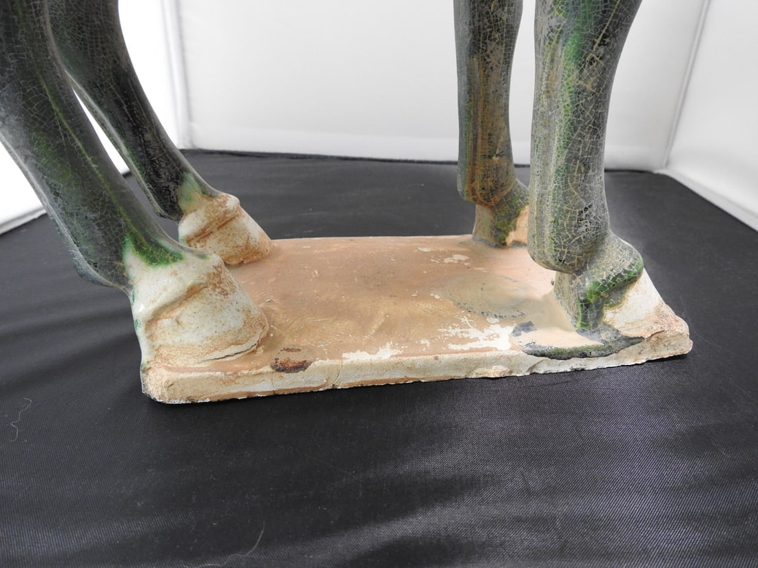 Green Majolica Style Tang Dynasty Horse - 4