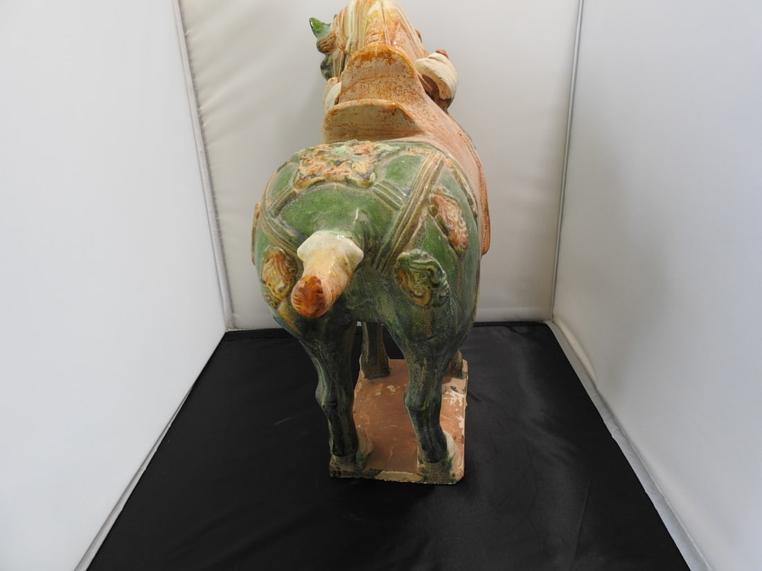 Green Majolica Style Tang Dynasty Horse - 5