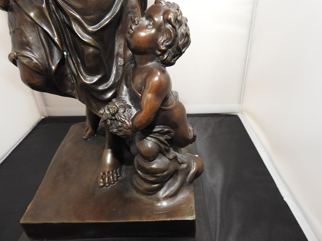 Bronze Statue "L'amour Maternel - 3