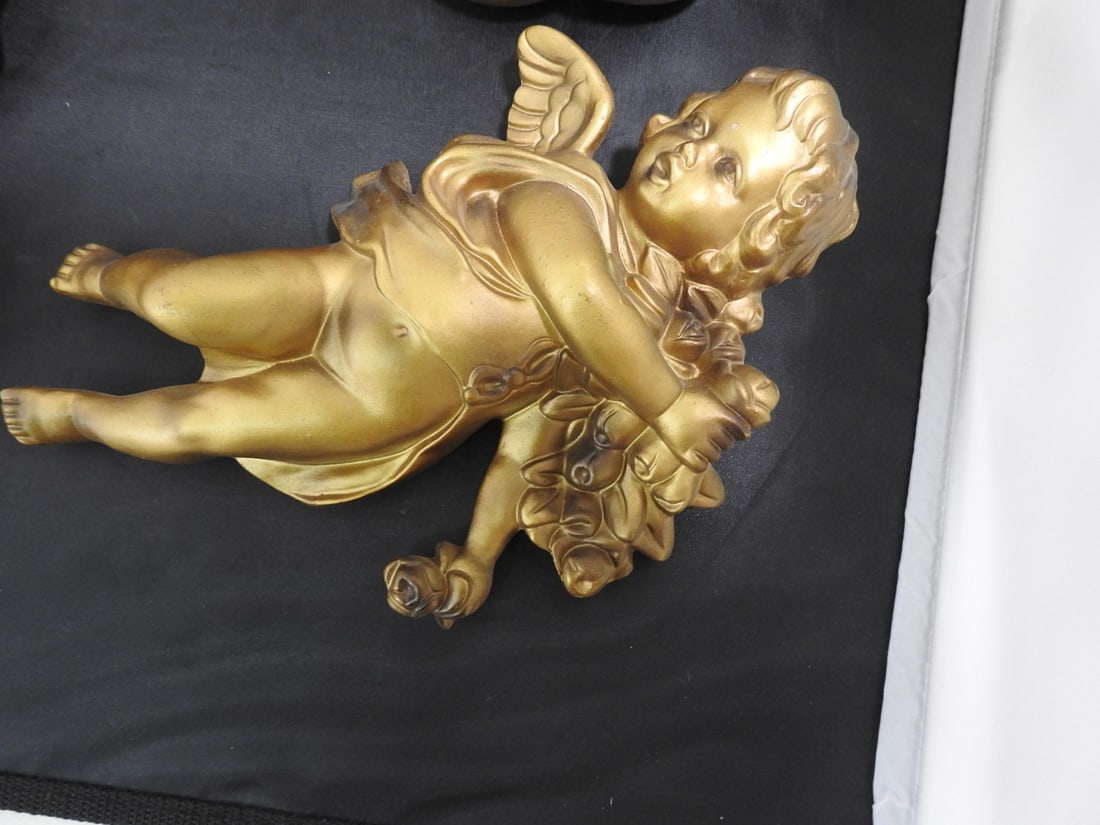 Set of 3 Wall Hanging Cherub Ornaments - 2