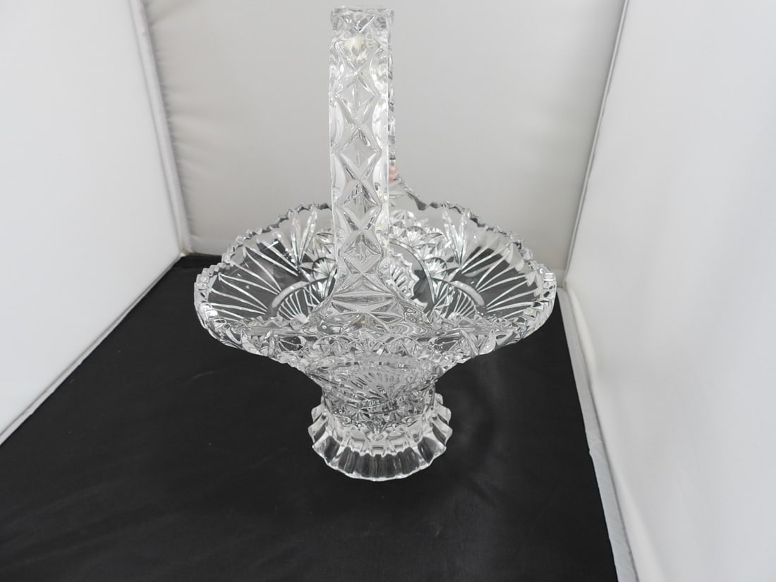 Lead Crystal May Basket Candy Dish - 3