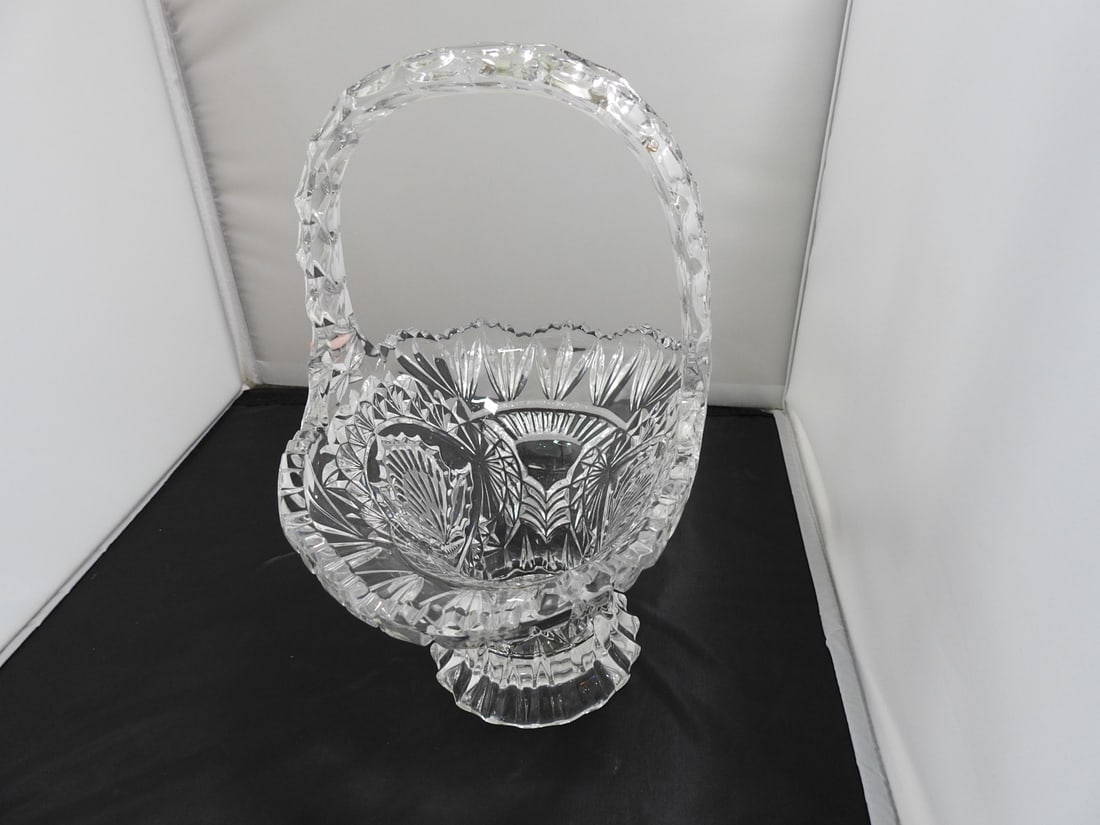Lead Crystal May Basket Candy Dish - 4
