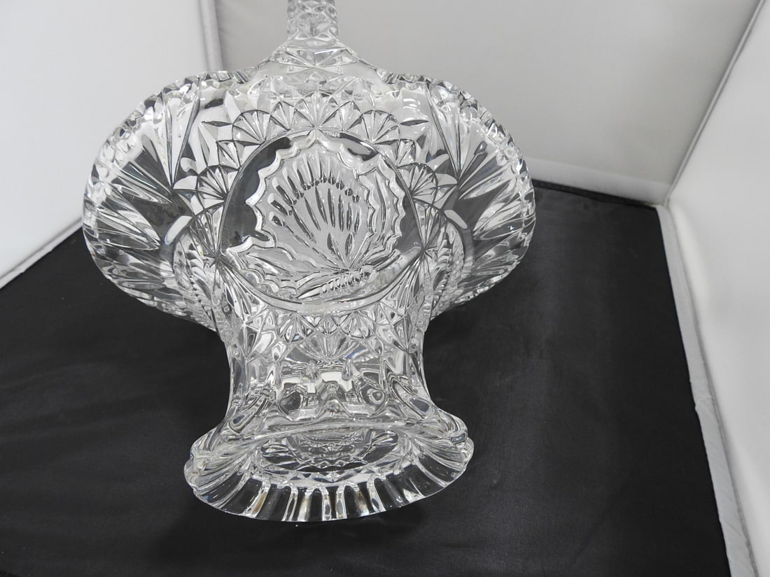 Lead Crystal May Basket Candy Dish - 5
