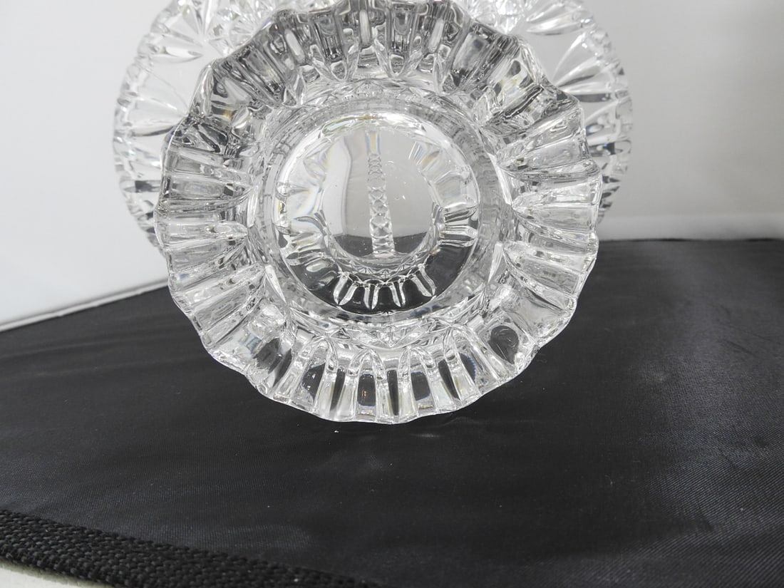 Lead Crystal May Basket Candy Dish - 6