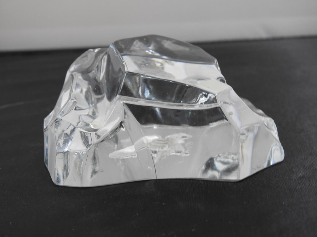 Lead Crystal Eagle Paper Weight - 5