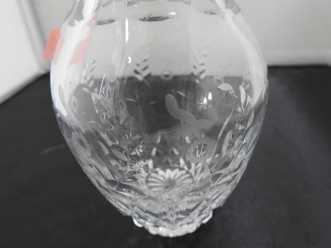 Small Cut Crystal Vase - 3