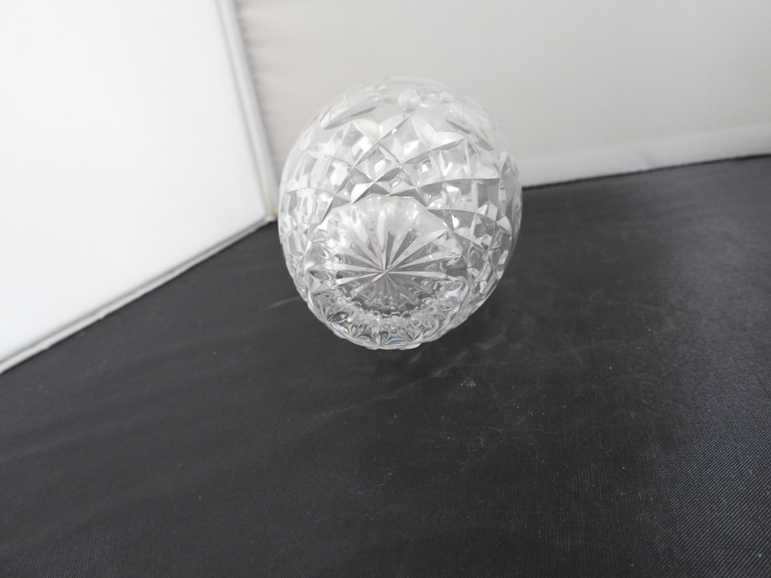 Small Cut Crystal Vase - 4