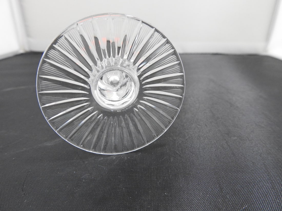 Cut Crystal Fluted Bud Vase - 2