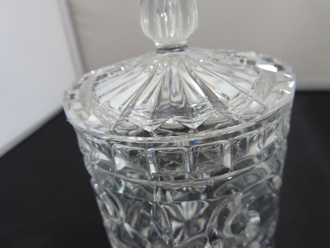 Lead Crystal Lidded Candy Jar - 3