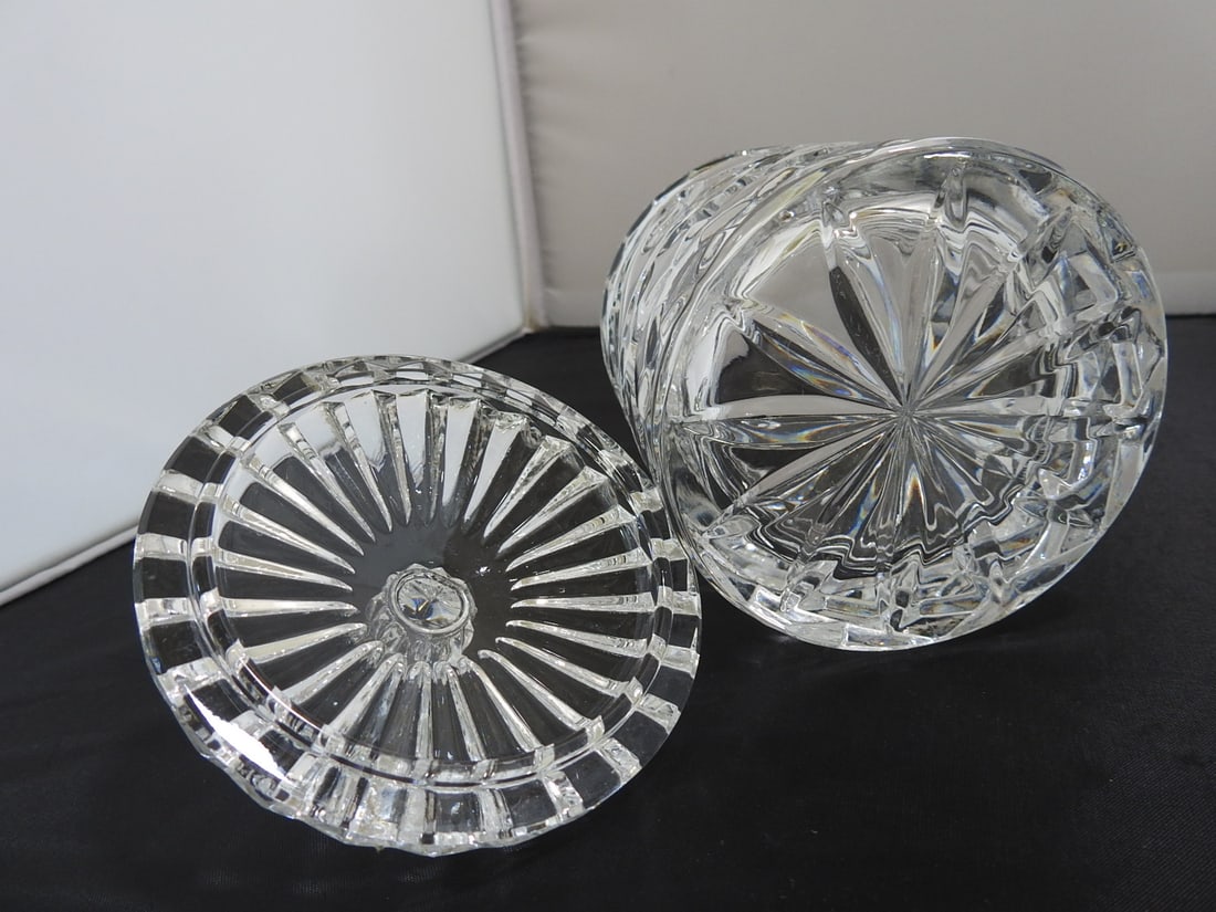Lead Crystal Lidded Candy Jar - 4