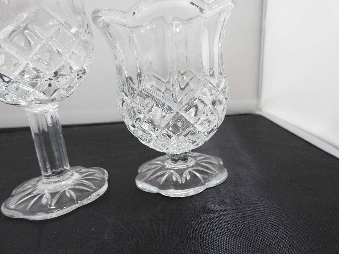 Pair of Tulip Flower Shaped Tealight Candle Holders - 2