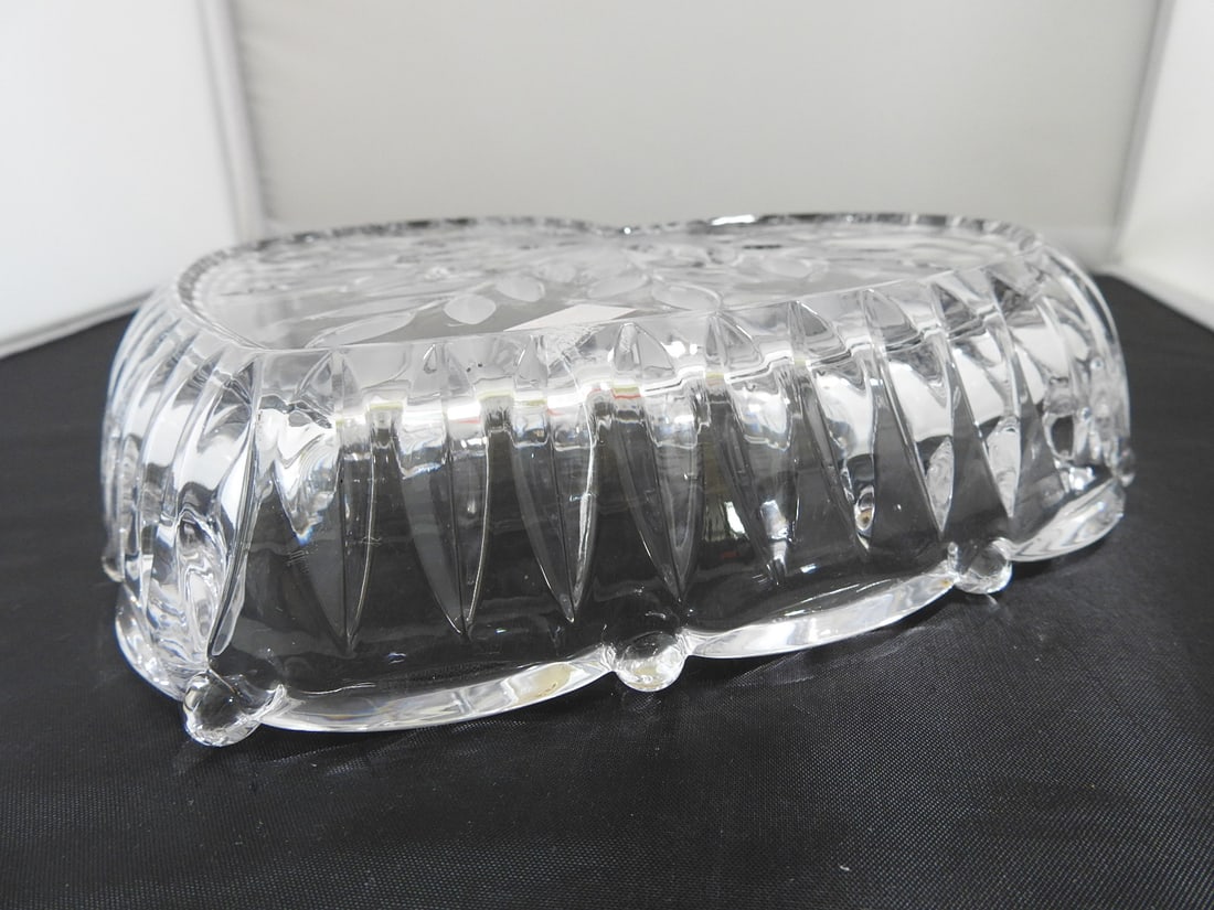 Lead Crystal Heart Shaped Candy Dish - 4